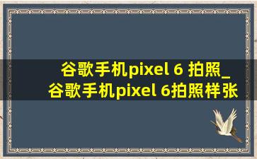 谷歌手机pixel 6 拍照_谷歌手机pixel 6拍照样张
